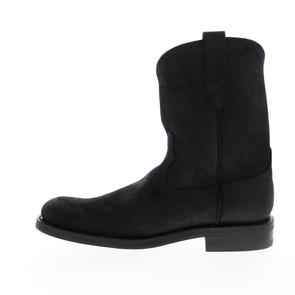 Wolverine BLVD Pull-On W990159 Mens Black Suede Casual Dress Boots Cheap - Image 5