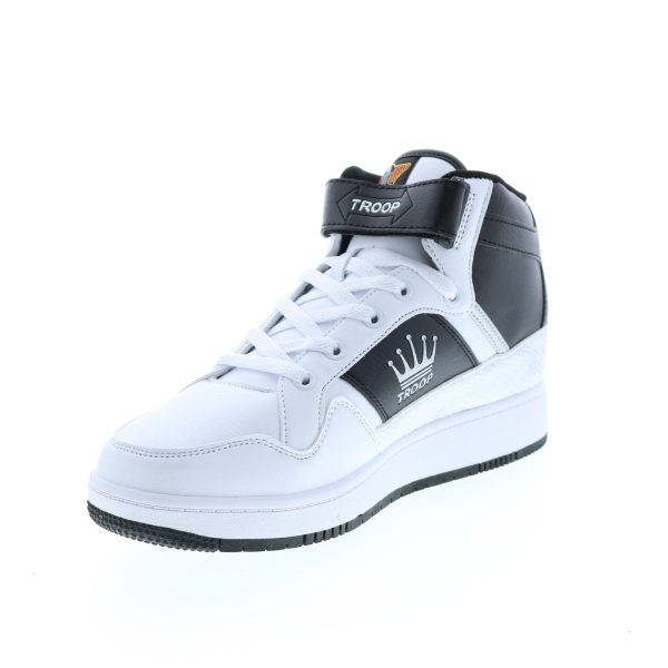 World Of Troop Destroyer 20 Mid Mens White Lifestyle Sneakers Shoes Fashion - Image 4