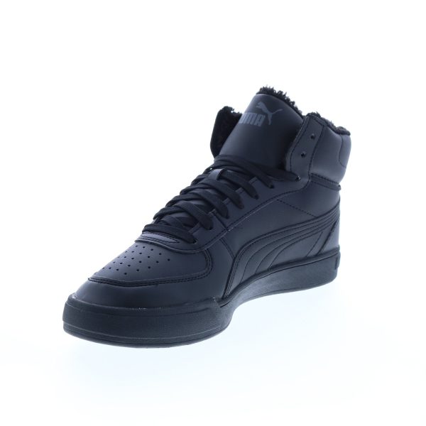 Puma Caven Mid Winter 38584401 Mens Black Synthetic Lifestyle Sneakers Shoes Online now - Image 4