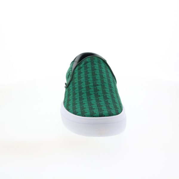 Lacoste Jump Serve Slip 222 3 Mens Green Canvas Lifestyle Sneakers Shoes Cheap - Image 3