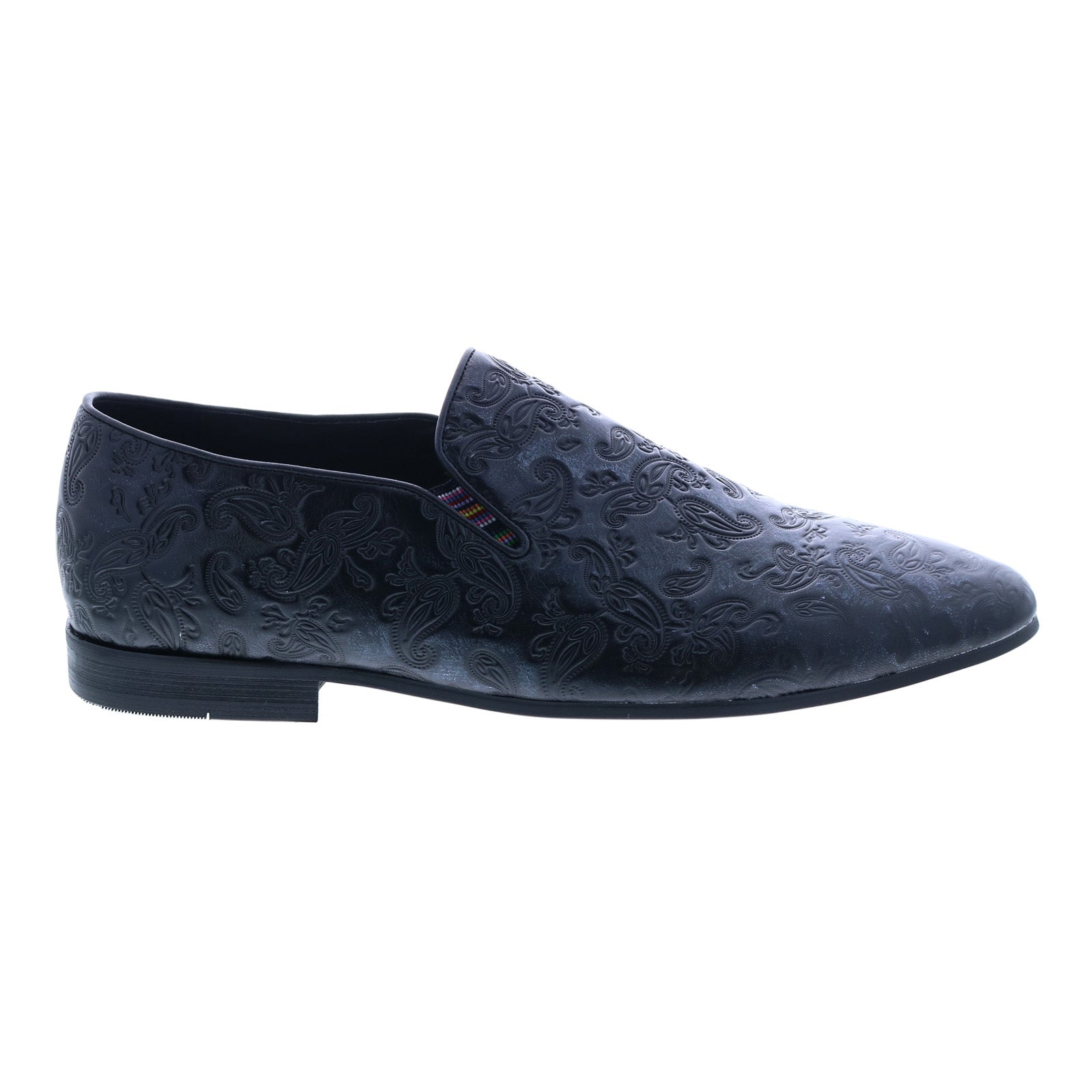 Robert Graham Follet RG5724S Mens Black Leather Loafers Casual Shoes Online Hot Sale
