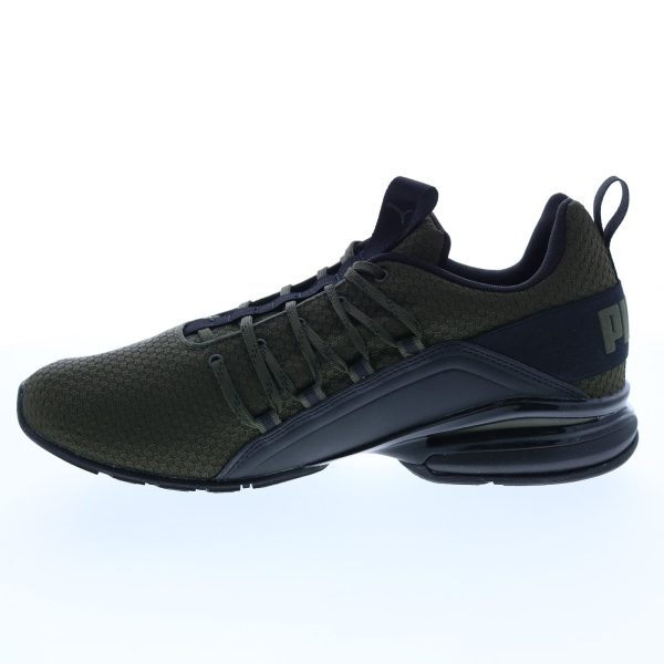 Puma Axelion Winter Trail 37677902 Mens Green Canvas Athletic Hiking Shoes Cheap - Image 5
