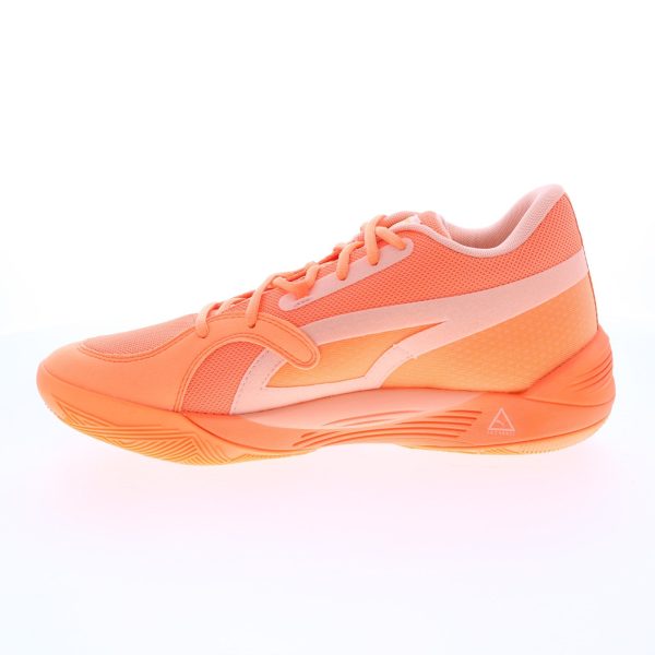 Puma TRC Blaze Court 37658202 Mens Orange Canvas Athletic Basketball Shoes For Cheap - Image 5
