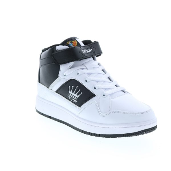 World Of Troop Destroyer 20 Mid Mens White Lifestyle Sneakers Shoes Fashion - Image 2
