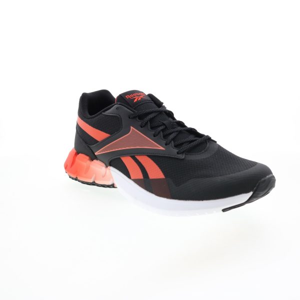 Reebok Ztaur Run Mens Black Canvas Lace Up Athletic Running Shoes Hot on Sale - Image 2