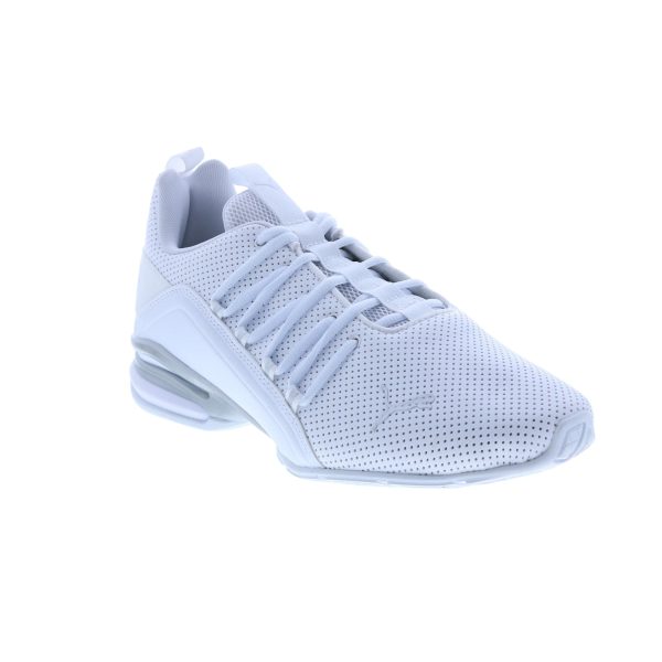 Puma Axelion Perf Wide 19431901 Mens White Wide Athletic Running Shoes Fashion - Image 2