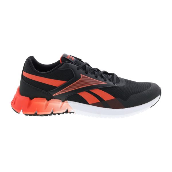 Reebok Ztaur Run Mens Black Canvas Lace Up Athletic Running Shoes Hot on Sale
