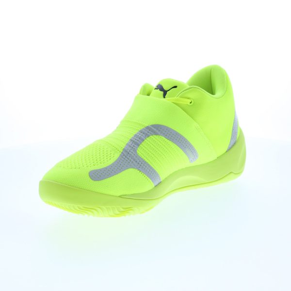 Puma Rise Nitro 37701205 Mens Green Synthetic Athletic Basketball Shoes Supply - Image 4