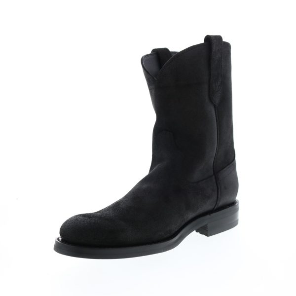 Wolverine BLVD Pull-On W990159 Mens Black Suede Casual Dress Boots Cheap - Image 4