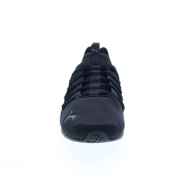 Puma Axelion Graphic 19425201 Mens Black Canvas Athletic Running Shoes Online Sale - Image 3
