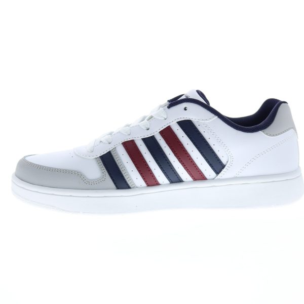 K-Swiss Court Palisades 06931-164-M Mens White Leather Lifestyle Sneakers Shoes Online Hot Sale - Image 5