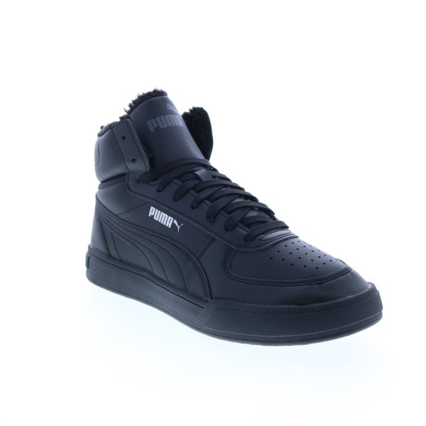 Puma Caven Mid Winter 38584401 Mens Black Synthetic Lifestyle Sneakers Shoes Online now - Image 2