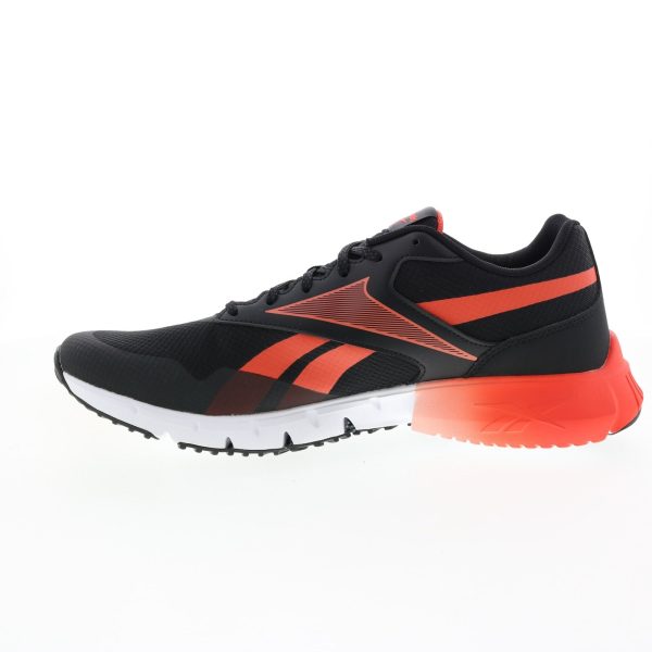 Reebok Ztaur Run Mens Black Canvas Lace Up Athletic Running Shoes Hot on Sale - Image 5
