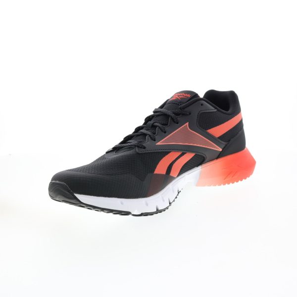 Reebok Ztaur Run Mens Black Canvas Lace Up Athletic Running Shoes Hot on Sale - Image 4