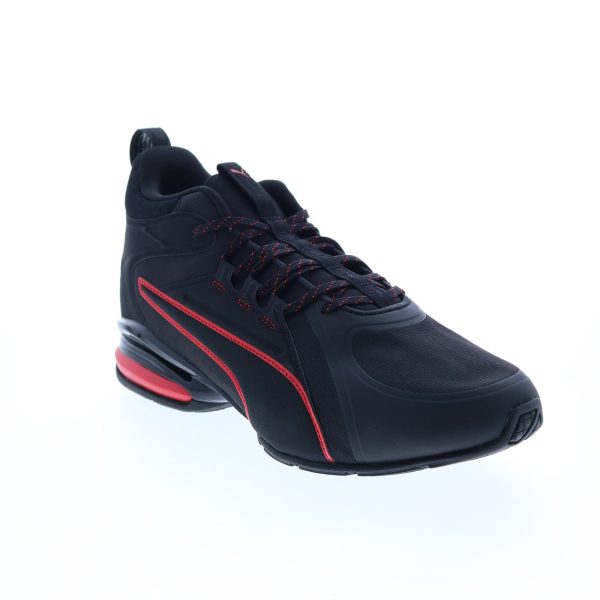 Puma Axelion Mid 37711903 Mens Black Canvas Athletic Running Shoes Discount - Image 2