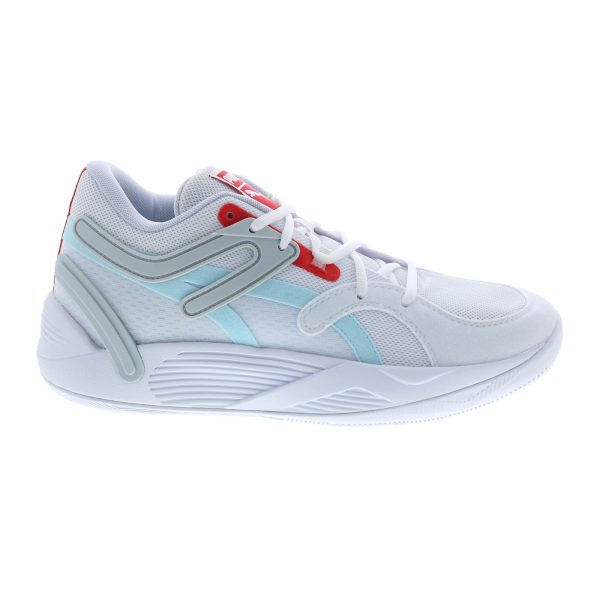 Puma TRC Blaze Court 37658218 Mens White Canvas Athletic Basketball Shoes Online Sale