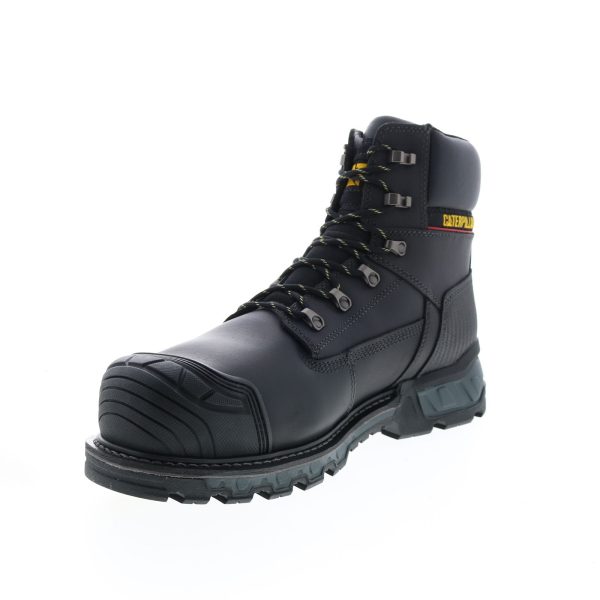 Caterpillar Excavator XL 6  Waterproof Composite Toe Mens Black Wide Boots on Sale - Image 4