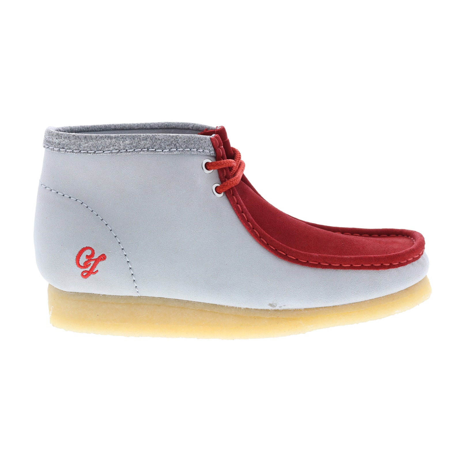 Clarks Wallabee Boot VCY 26165076 Mens Red Suede Lace Up Chukkas Boots Supply