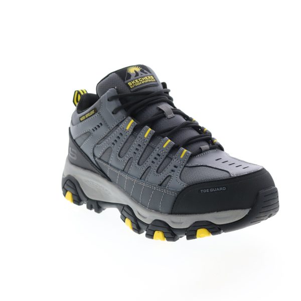 Skechers Terrabite Ravlin Trail 237346W Mens Gray Wide Athletic Hiking Shoes Online now - Image 2