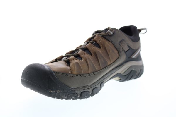 Keen Targhee III Waterproof  1018597 Mens Brown Leather Athletic Hiking Shoes on Sale - Image 4