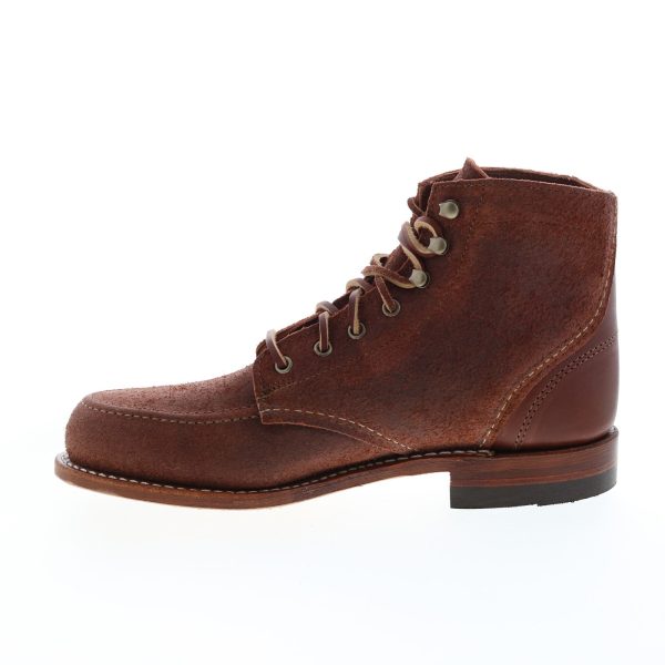 Wolverine 1000 Mile 1940 W990182 Mens Brown Leather Lace Up Casual Dress Boots on Sale - Image 5