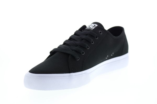 DC Manual ADYS300591 Mens Black Canvas Lace Up Skate Inspired Sneakers Shoes Online Hot Sale - Image 4