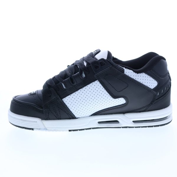 Globe Sabre GBSABR Mens Black Leather Lace Up Skate Sneakers Shoes Online Hot Sale - Image 5