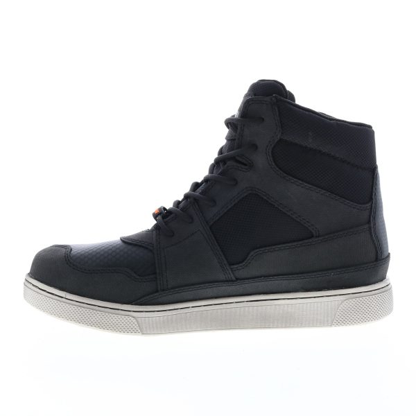 Harley-Davidson Eagleson D93555 Mens Black Leather Lifestyle Sneakers Shoes For Cheap - Image 5