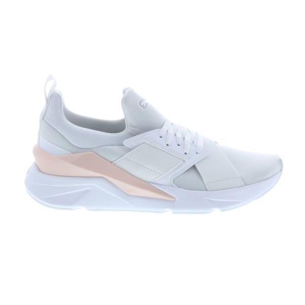 Puma Muse X5 Glow 38314201 Womens White Canvas Lifestyle Sneakers Shoes Sale