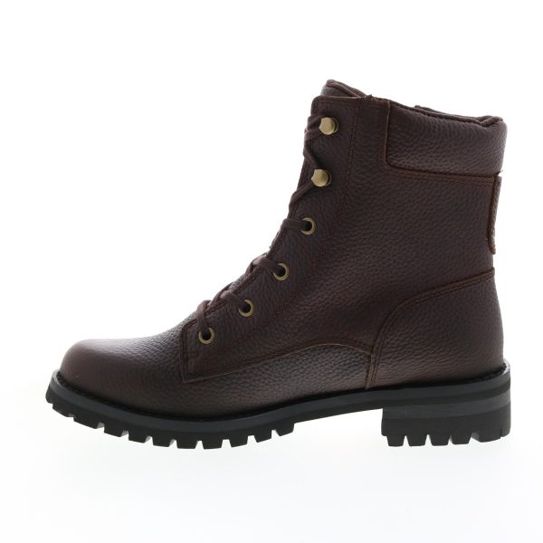 Harley-Davidson Nolana 6  D84767 Womens Brown Leather Motorcycle Boots Cheap - Image 5