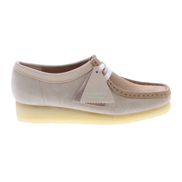Clarks Wallabee 26163267 Womens Brown Suede Oxfords & Lace Ups Casual Shoes Cheap