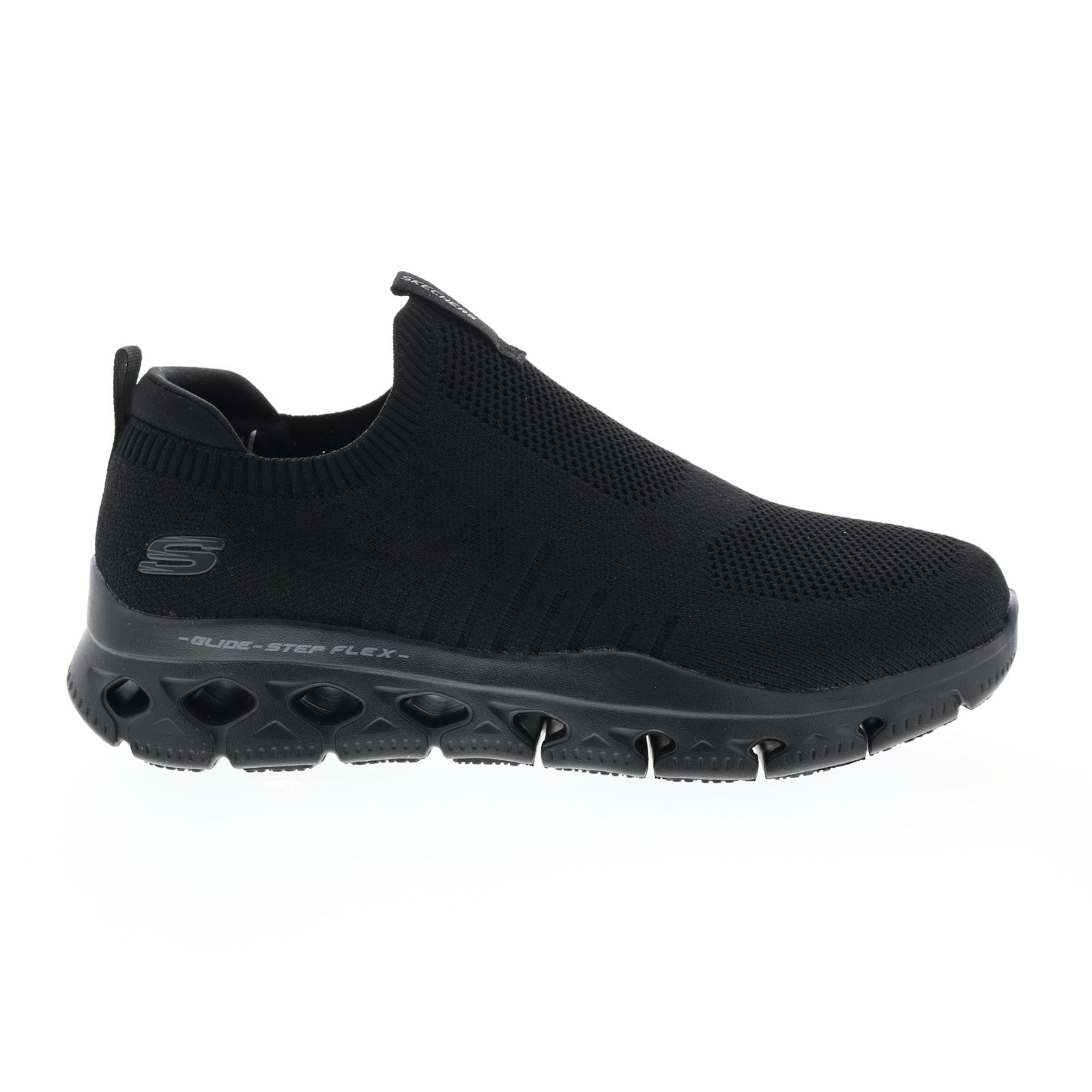 Skechers Glide Step Flex 232325W Mens Black Wide Lifestyle Sneakers Shoes For Discount