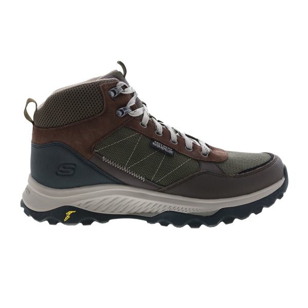 Skechers Relaxed Fit Montello Algoma 210544 Mens Brown Leather Hiking Boots Cheap