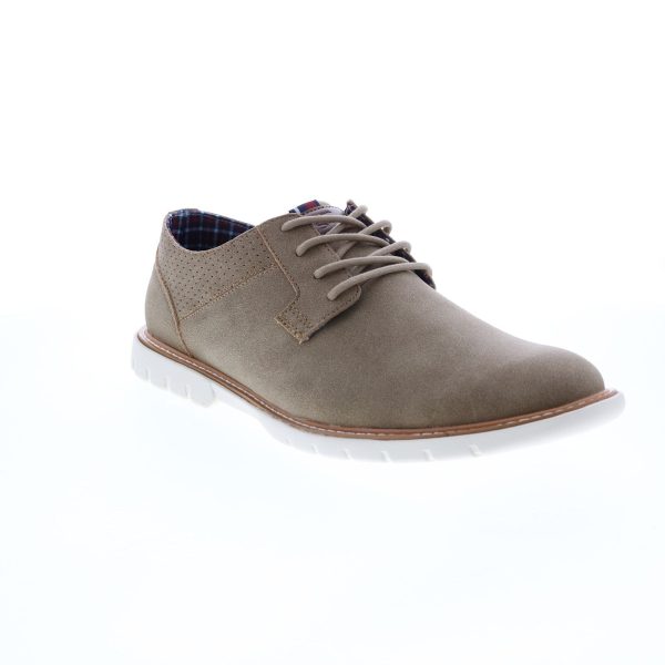 Ben Sherman Dirk Derby BNMS22105 Mens Brown Nubuck Oxfords Plain Toe Shoes Sale - Image 2