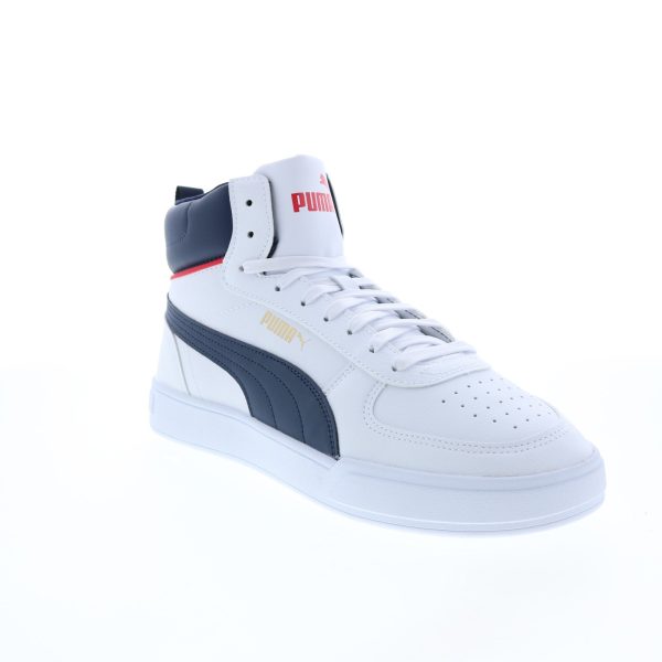 Puma Caven Mid 38584303 Mens White Synthetic Lifestyle Sneakers Shoes Sale - Image 2