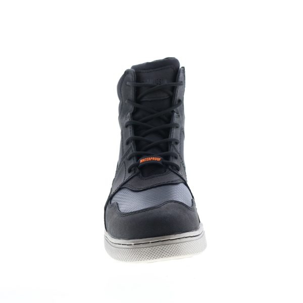 Harley-Davidson Eagleson D93555 Mens Black Leather Lifestyle Sneakers Shoes For Cheap - Image 3