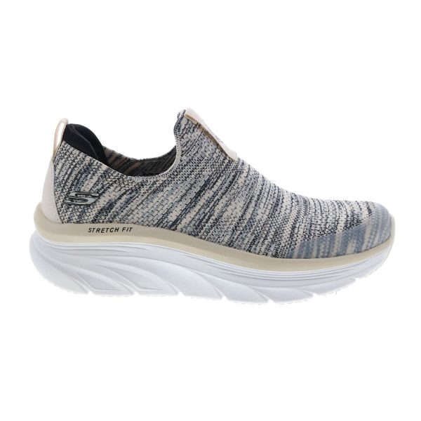Skechers D Lux Walker Quick Upgrade Womens Beige Walking Shoes Online now