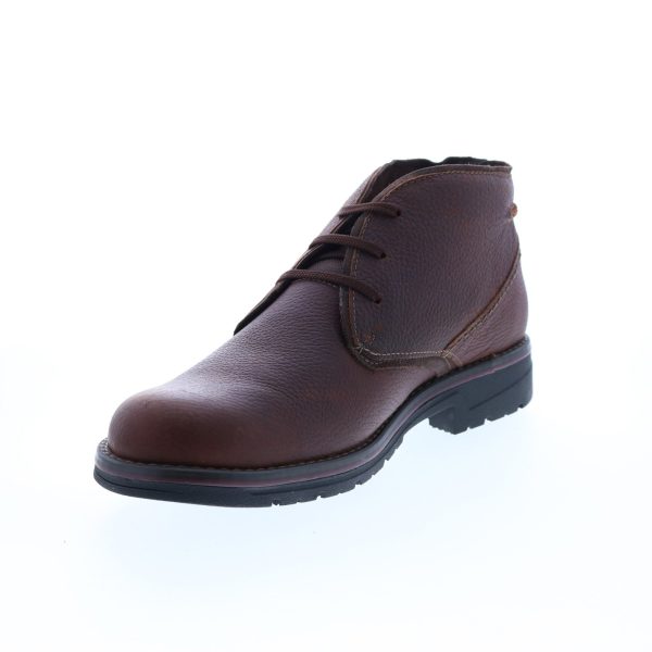 Clarks Morris Lace 26163605 Mens Brown Leather Lace Up Chukkas Boots Supply - Image 4