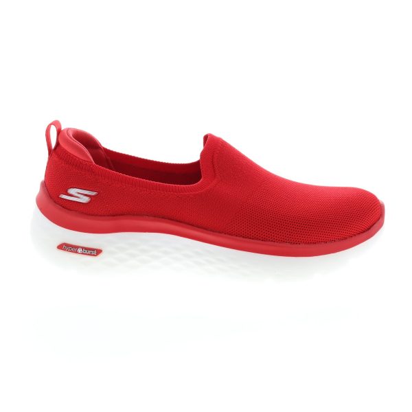 Skechers Go Walk Hyper Burst Grand Smile Womens Red Athletic Walking Shoes For Cheap