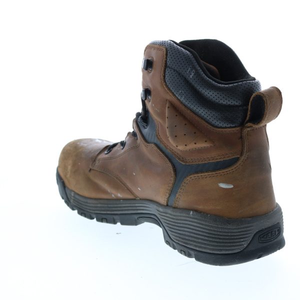Keen Chicago 6  Carbon-Fiber Toe 1024182 Mens Brown Extra Wide Leather Work Boots Online - Image 2