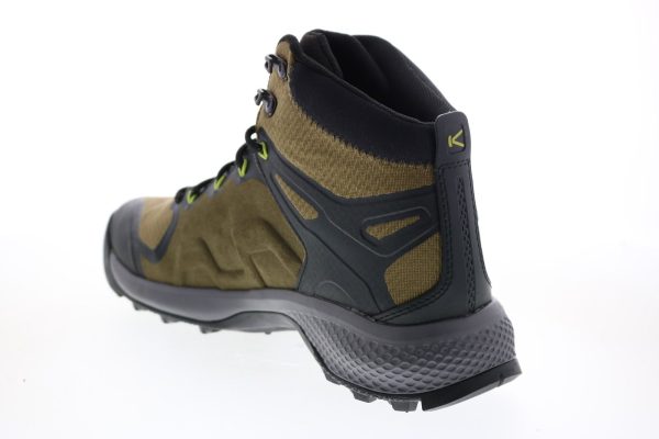 Keen Explore 1022298 Mens Green Synthetic Lace Up Hiking Boots Discount - Image 2