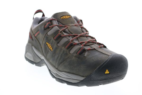 Keen Detroit XT Internal Met 1021315 Mens Gray Leather Lace Up Work Boots Online Sale