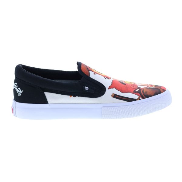 DC Deadpool Manual Slip ADYS300749-BWP Mens Black Skate Sneakers Shoes Supply