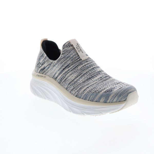 Skechers D Lux Walker Quick Upgrade Womens Beige Walking Shoes Online now - Image 2