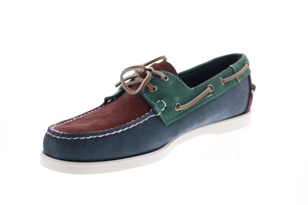 Sebago Portland Archive 7111PSW Mens Blue Loafers & Slip Ons Boat Shoes on Sale - Image 4