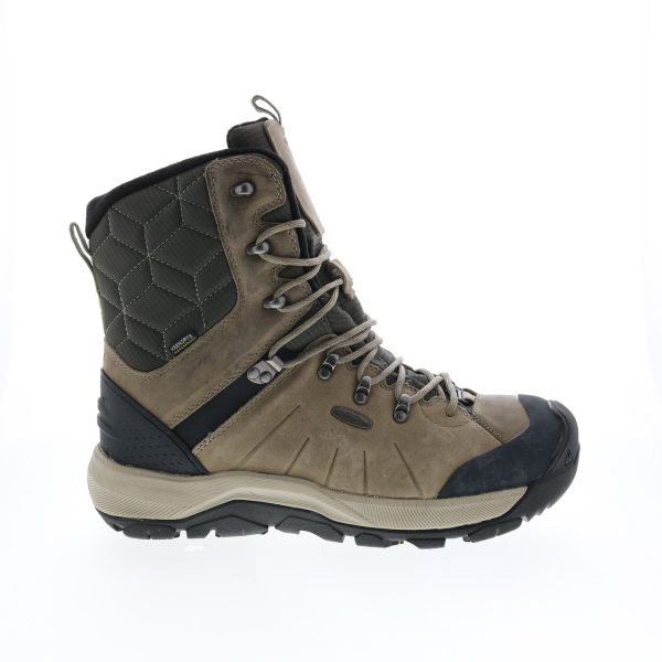 Keen Revel IV High Polar Boot 1025455 Mens Brown Leather Lace Up Hiking Boots Cheap
