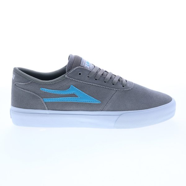 Lakai Manchester MS4220200A00 Mens Gray Suede Skate Inspired Sneakers Shoes Fashion
