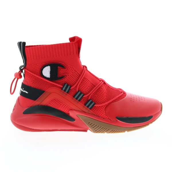 Champion XG Rally Plus CP101040M Mens Red Canvas Lace Up Lifestyle Sneakers Shoes Sale