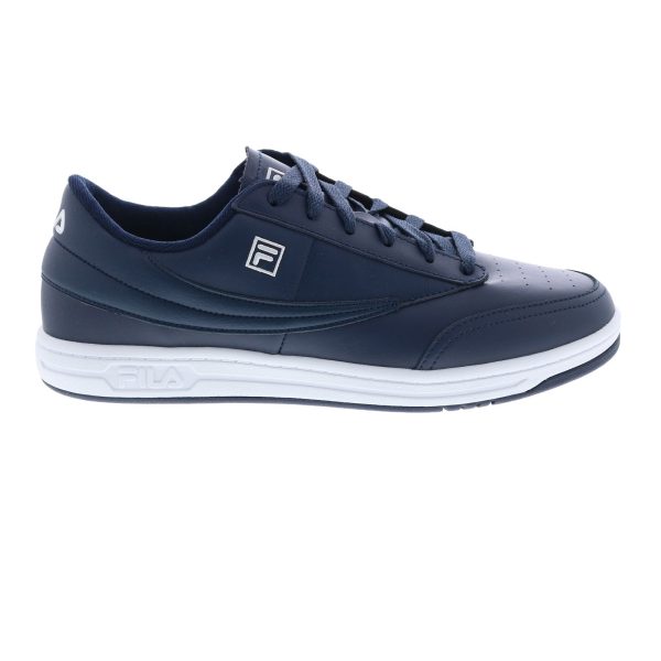 Fila Tennis 88 1TM01385-421 Mens Blue Leather Lifestyle Sneakers Shoes Online Hot Sale
