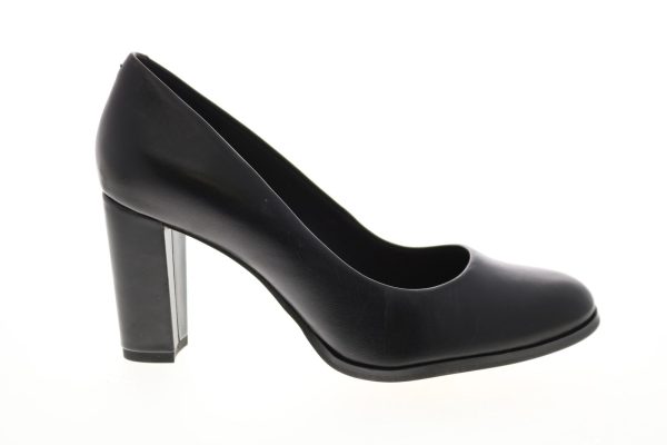 Clarks Kaylin Cara 26145688 Womens Black Leather Slip On Pumps Heels Shoes Sale